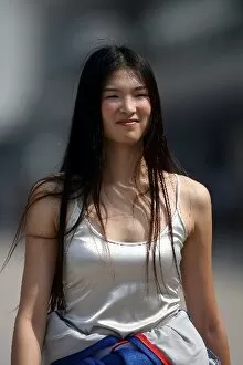 Images Dated 4th October 2007: Formula One World Championship: Model in the paddock