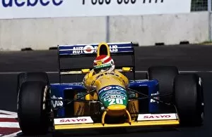 Formula One World Championship: Nelson Piquet Benetton B191 inherited victory two-thirds of the way around the final