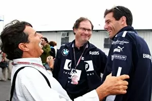 Images Dated 22nd September 2005: Formula One World Championship: Nelson Piquet with Frank Dernie Williams Special Projects Manager