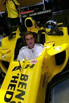 Images Dated 3rd August 2003: Formula One World Championship: New F3000 Champion Bjorn Wirdheim Arden International