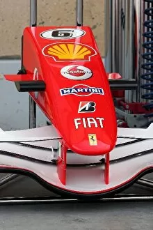 Images Dated 10th March 2006: Formula One World Championship: The new Ferrari F248 F1 front wing