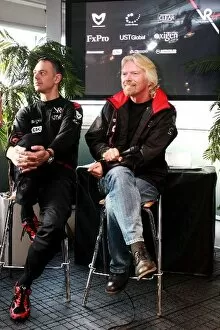 Formula One World Championship: Nick Wirth Virgin Racing Technical Director and Sir Richard Branson Virgin Group Owner