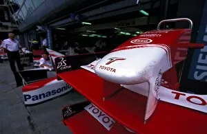 Images Dated 4th October 2002: Formula One World Championship: Nose of a Toyota TF102