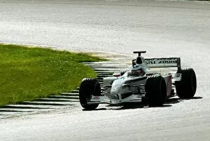 Formula One World Championship: Olivier Panis tests last years BAR Honda 003