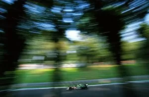 2002 Collection: Formula One World Championship: Pedro de la Rosa Jaguar R3 was forced out of the race after