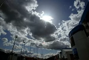 A1 Ring Collection: Formula One World Championship: Picturesque sky over the paddock