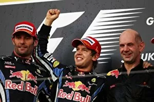 Best Images Gallery: Formula One World Championship: Podium: Second placed Mark Webber Red Bull Racing
