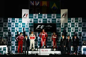 Images Dated 24th October 2010: Formula One World Championship: Podium celebrations