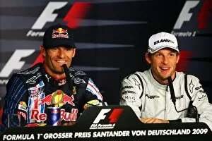 Images Dated 11th July 2009: Formula One World Championship: Pole sitter Mark Webber Red Bull Racing