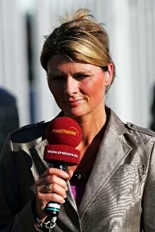 Images Dated 6th October 2006: Formula One World Championship: Premiere TV Presenter