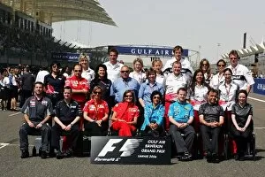 Images Dated 12th March 2006: Formula One World Championship: The Press Officers group photograph
