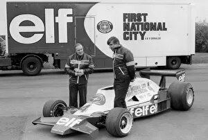Images Dated 21st January 2008: Formula One World Championship: R-L: Ken Tyrrell Tyrrell Team Owner with Maurice Phillippe Tyrrell