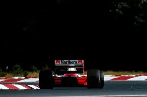 Images Dated 8th March 2001: Formula One World Championship: Race winner Ayrton Senna, McLaren MP4-5B