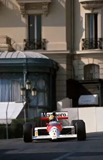 Monaco Gallery: Formula One World Championship: Race winner Ayrton Senna McLaren MP4 / 5