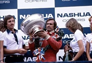 Podium Collection: Formula One World Championship: Race winner Carlos Reutemann, Williams