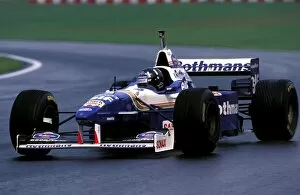 Interlagos Gallery: Formula One World Championship: Race winner Damon Hill Williams Renault FW18