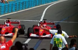 Images Dated 7th September 2006: Formula One World Championship: Race winner and four-time World Champion Michael Schumacher