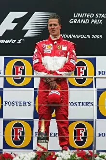 2005 Gallery: Formula One World Championship: Race winner Michael Schumacher Ferrari on the podium