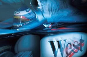 Artistic Gallery: Formula One World Championship: Race winner Mika Hakkinen McLaren Mercedes MP4 / 13