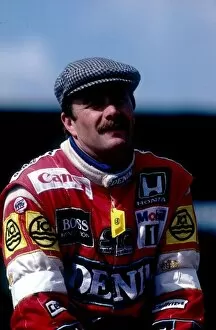 1987 Collection: Formula One World Championship: Race winner Nigel Mansell, Williams FW11B