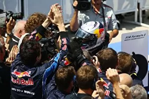 Best Images Collection: Formula One World Championship: Race winner Sebastian Vettel Red Bull Racing RB6