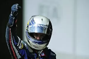 Brasilian Collection: Formula One World Championship: Race winner Sebastian Vettel Red Bull Racing