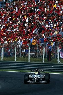 Images Dated 30th August 2001: Formula One World Championship: Ralf Schumacher Williams FW22 entering the Parabolica