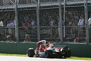 Images Dated 18th March 2007: Formula One World Championship: Ralf Schumacher Toyota retired from the race at the end