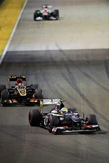 Images Dated 22nd September 2013: Formula One World Championship, Rd13, Singapore Grand Prix, Race, Marina Bay Street Circuit