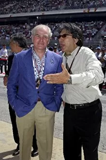 Images Dated 13th May 2007: Formula One World Championship: Real Madrid president Ramon Calderon with Pasquale Lattuneddu