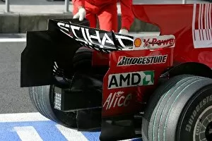 Images Dated 10th October 2008: Formula One World Championship: The rear wing of Felipe Massa Ferrari F2008