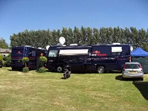 Images Dated 15th June 2006: Formula One World Championship: The Red Bull motorhome of Scott Speed, Scuderia Toro Rosso