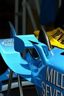 Images Dated 31st July 2003: Formula One World Championship: Renault R23B winglet detail