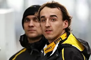 Formula One World Championship: Robert Kubica Renault with team mate Vitaly Petrov Renault