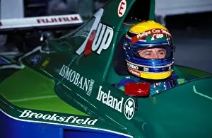Italy Collection: Formula One World Championship: Roberto Moreno Jordan Ford 191 took over from Michael Schumacher