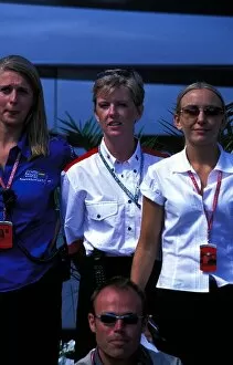 Images Dated 5th September 2002: Formula One World Championship: Sarah French Bridgestone Press Officer