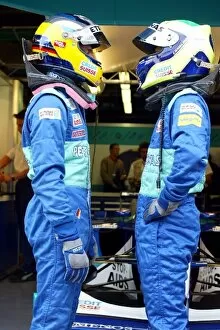 Images Dated 13th September 2002: Formula One World Championship: Sauber drivers Nick Heidfeld