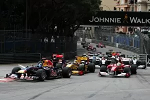 Best Images Collection: Formula One World Championship: Sebastian Vettel Red Bull Racing RB6 at the start of the race