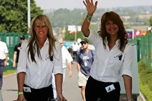 Images Dated 16th July 2006: Formula One World Championship: Security women