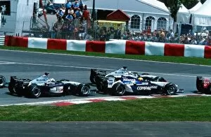 Images Dated 10th June 2002: Formula One World Championship: Seventh placed Ralf Schumacher Williams FW24 is passed around