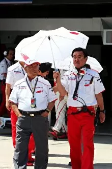 Images Dated 7th June 2009: Formula One World Championship: Shoichiro Toyoda Toyota Motor Corporation Honorary Chairman with