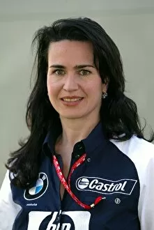 Images Dated 6th March 2003: Formula One World Championship: Silvia Hoffer, Williams Press Officer