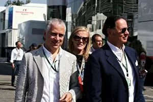 Images Dated 10th September 2007: Formula One World Championship: Simon Azzam, Dubai Circuit CEO. with Luciano Secchi WIND Group