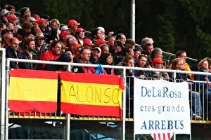 Images Dated 29th August 2010: Formula One World Championship: Spanish banners