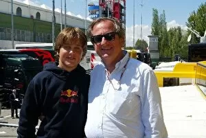 Images Dated 26th April 2004: Formula One World Championship: Stefano Coletti Italian Karter with his father Jean-Luis Coletti