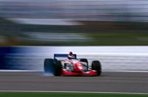Brakes Collection: Formula One World Championship: Taki Inoue Footwork Hart FA16 spins