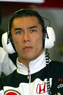 Images Dated 7th March 2003: Formula One World Championship: Takuma Sato BAR Test Driver