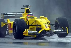 Images Dated 12th April 2002: Formula One World Championship: Takuma Sato DHL Jordan Honda EJ12 was eleventh fastest in practice