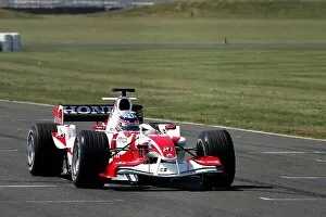Images Dated 19th July 2006: Formula One World Championship: Takuma Sato runs the Super Aguri F1 SA06 for the first time