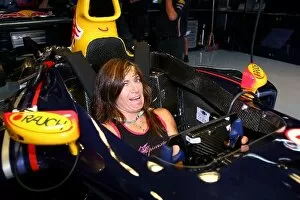 Images Dated 2nd July 2005: Formula One World Championship: Tara Dakides 5-times X Games Snowboarding Gold Medallist in